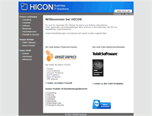 Tablet Screenshot of hicon.de